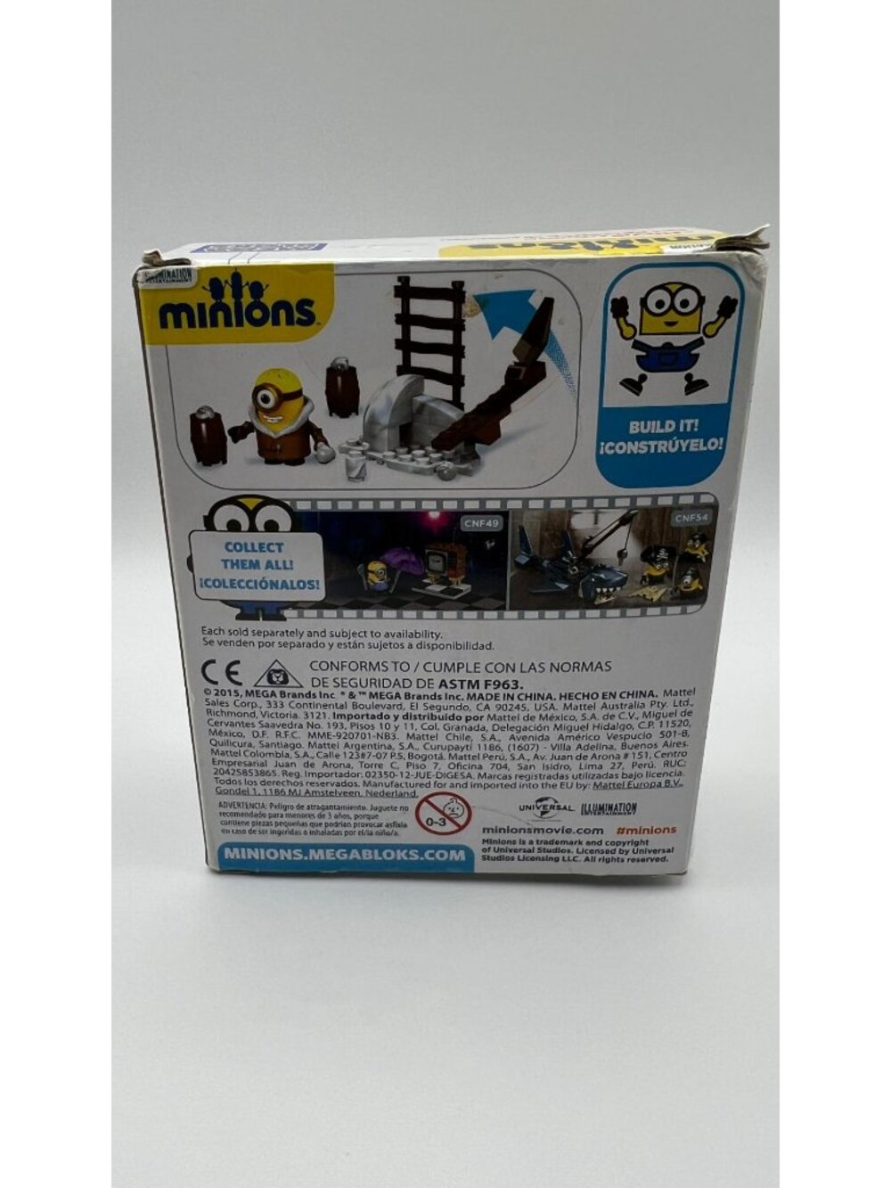 Minions Mega Bloks Snowball Fight Playset 26 Pcs Ages 5+ Fun Building Toy - Picture 2 of 4